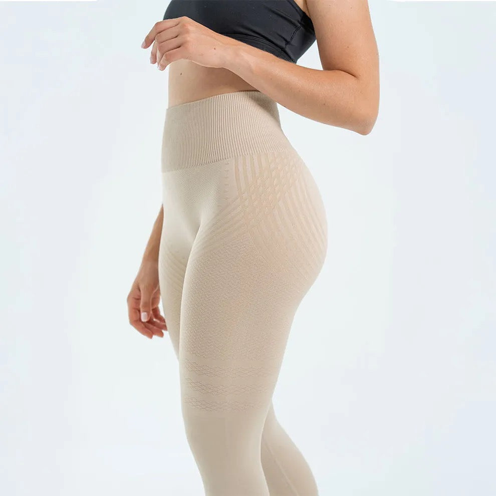 3D High Waisted Butt Lifting Leggings Tummy Control Anti Cellulite Compression