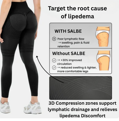 3D High Waisted Butt Lifting Leggings Tummy Control Anti Cellulite Compression