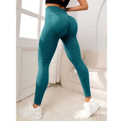 3D High Waisted Butt Lifting Leggings Tummy Control Anti Cellulite Compression