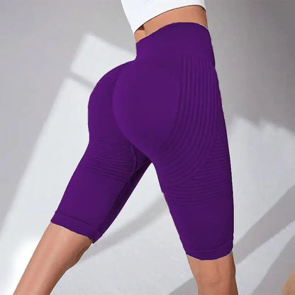 Anti Cellulite 3D Biker Shorts, High Waisted Butt Lifting Tummy Training Control